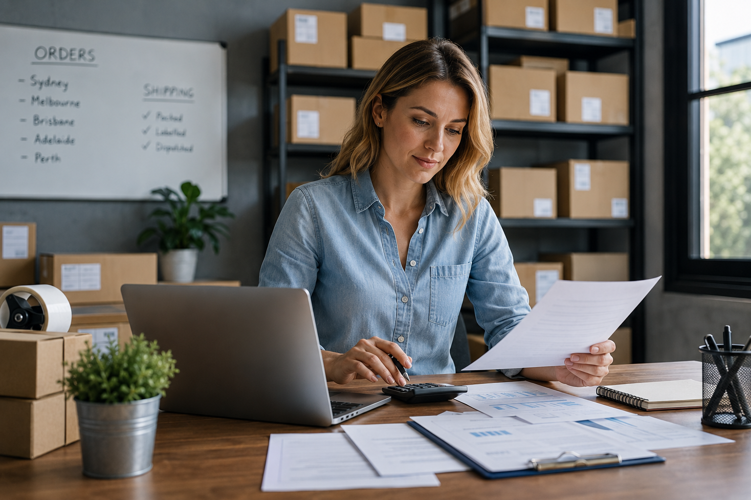 Business owner navigating complex finance